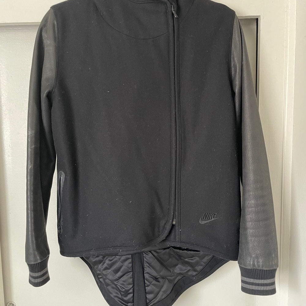 Nike Wool Hooded Varsity Jacket